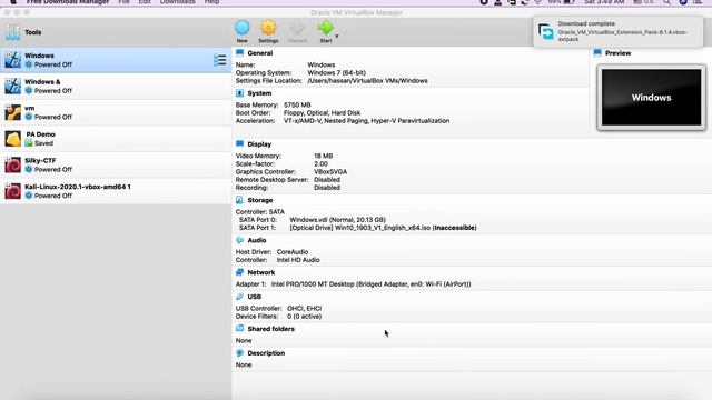 How to fix VirtualBox "Failed to open a session for the virtual machine" ErrorUSB 2 0 controller no смотреть онлайн