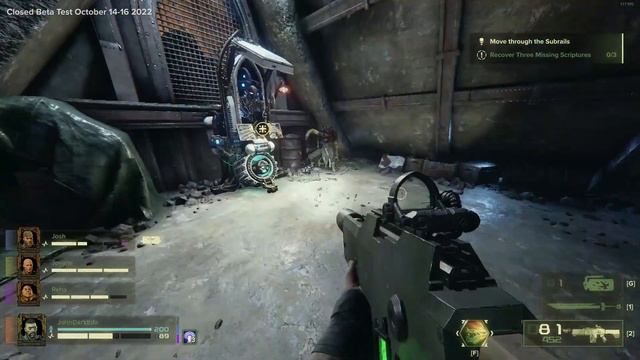 Warhammer 40K Darktide - Closed Beta - Veteran Sharpshooter gameplay смотреть онлайн