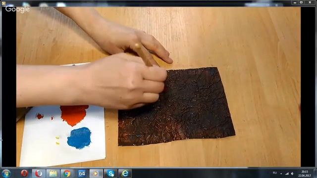 Елена Логинова  Имитация различных структур из пенополистерола  2017 04 22