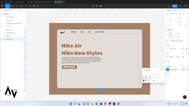 Design Shoes Store in Figma II Figma Tutorial смотреть онлайн
