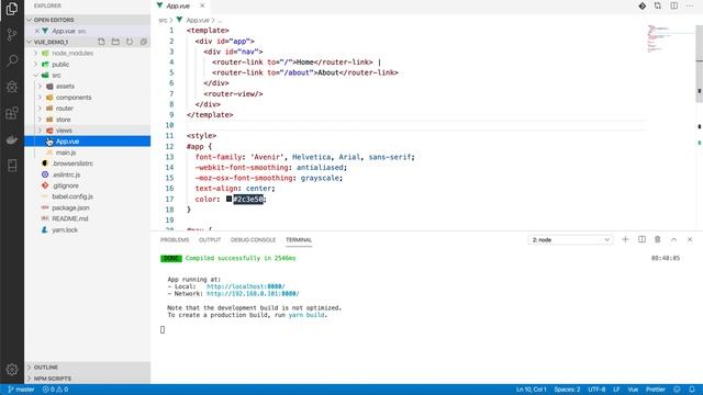สอนเขียน VueJS #4 - Extension tools for vscode смотреть онлайн