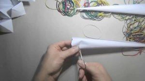 Как сделать нос Буратино из бумаги А4 и простой резинки своими руками?