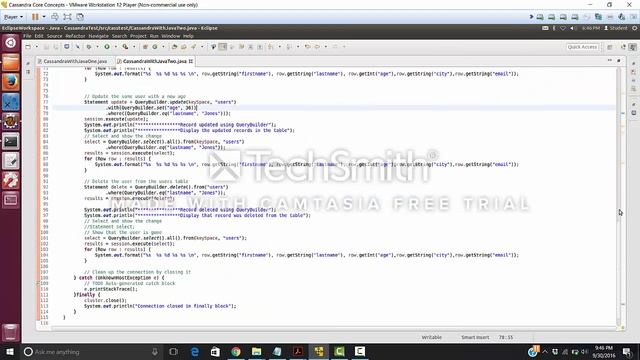 Cassandra with Java Part 1&2 Tutorial смотреть онлайн