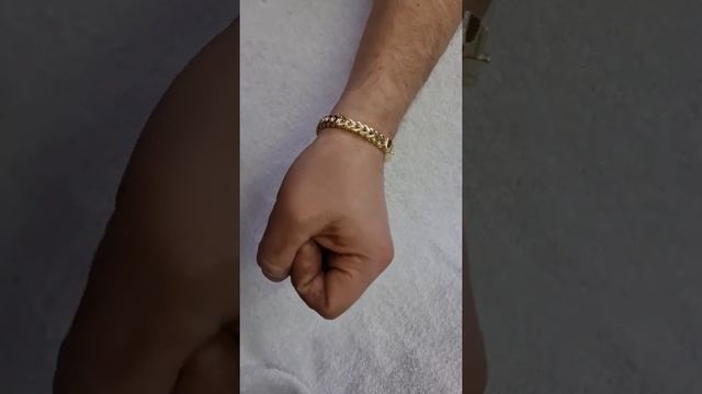 Zlatý náramok Dvojtý pancier Au 585/1000 Váha: 59 g смотреть онлайн