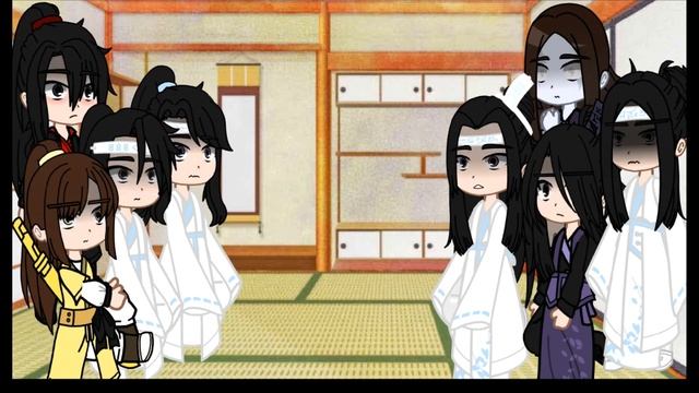 Реакция МДК на прошлую жизнь Вансяней|Вансяни×Хуаляни|MDZS|TGCF|Gacha Club|