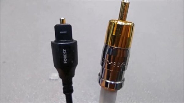 Coaxial vs Óptico- Digital Coaxial vs Cable Optico- Cable Coaxial Digital Audio Out vs Cable Óptico