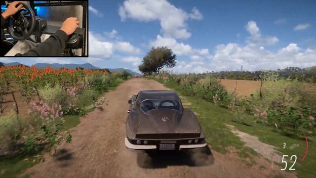 Forza Horizon 5 Chevrolet Corvette Stingray 1967 (Steering Wheel + Shifter) Gameplay смотреть онлайн