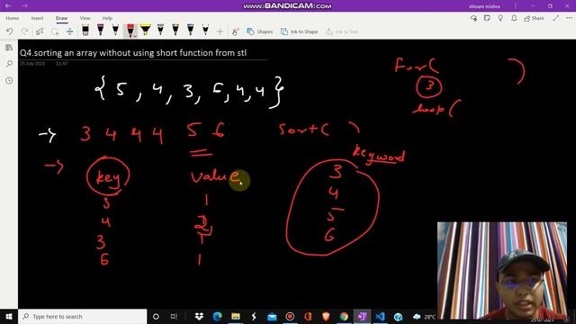 part9|mapseriespart5: Q4.partitioning and sorting arrays with many repeated || step 0 :dsa смотреть онлайн