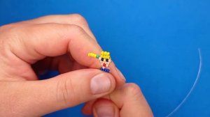 #Девочка из бисера/Плоские фигурки из бисера в технике параллельного плетения/Гимнастики из #бисера