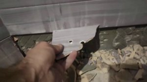 Душевой поддон из плитки, вместо акрилового.