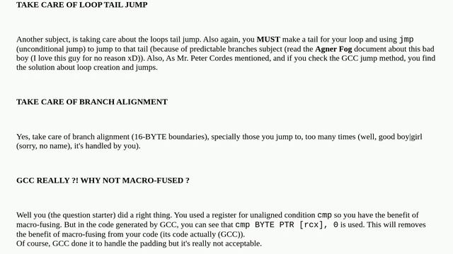 Assembly handwritten function slower than GCC compiled function смотреть онлайн