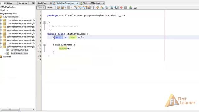 Using static and final keyword in Java, Tutorial 18 | Learn Java Progrmming смотреть онлайн