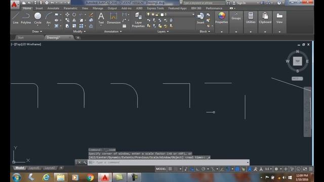 AutoCAD I 11-01 Setting the Fillet Radius смотреть онлайн