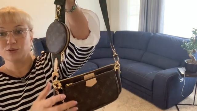 Y394 Распаковка MULTI-POCHETTE ACCESSOIRES. LOUIS VUITTON. смотреть онлайн