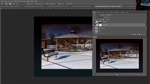 Photoshop - Gradient Fill Adjustment Layer смотреть онлайн