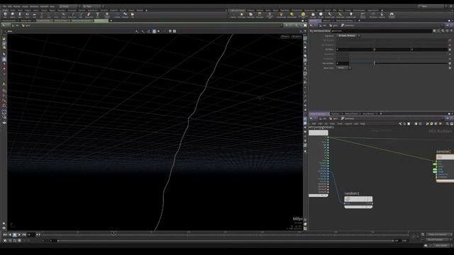 Create Twist Effect on custom curve in Houdini смотреть онлайн