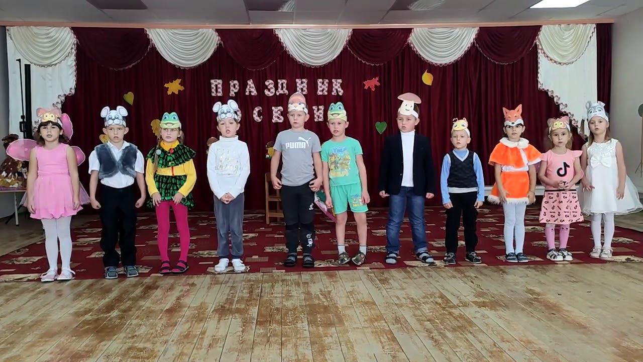 Старшая разновозрастная компенсирующая. Песня "Березка - подружка"