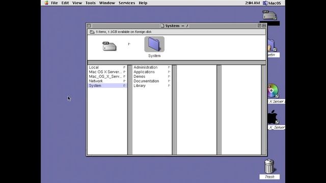 Mac OS X Server 1.0 Demo (PPC Emulation) смотреть онлайн