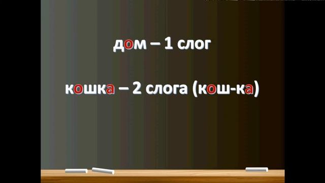 Деление слов на слоги 1 класс смотреть онлайн