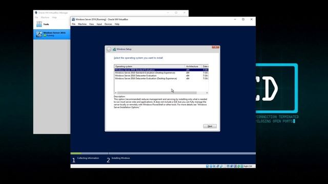Como instalar o Windows Server 2016 na Virtualbox смотреть онлайн