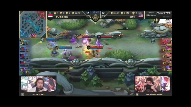 Mobazane's Maniac Stolen in M3| BTK vs EVOS SG! смотреть онлайн