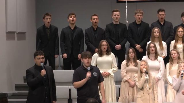 "Awesome God" - Youth Choir - Святкового служіння на День Подяки 19 листопада 2023 смотреть онлайн