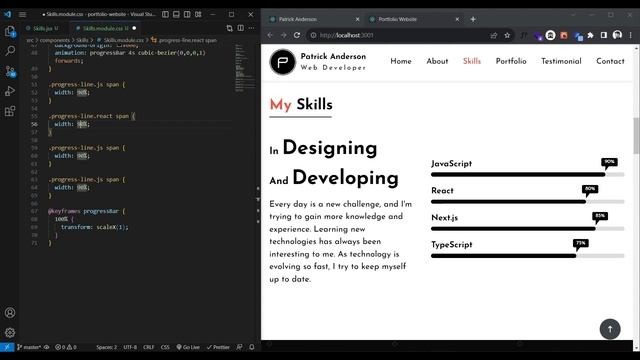 React Portfolio Website Tutorial - Create Portfolio Website Using React - React JS Portfolio Websit смотреть онлайн