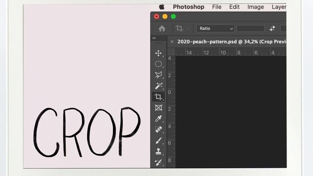 Make Seamless Pattern Design with OFFSET tool in Photoshop смотреть онлайн