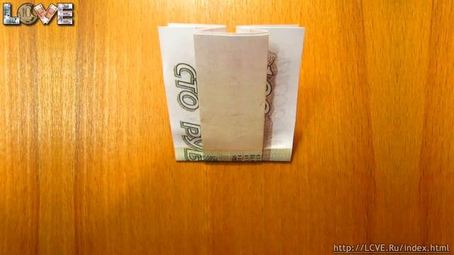 Женское платье из 100-рублёвой купюры. Оригами из денег смотреть онлайн