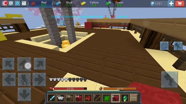 New glitch!! Power of crafting table!? -Bed wars [BlockmanGo] смотреть онлайн