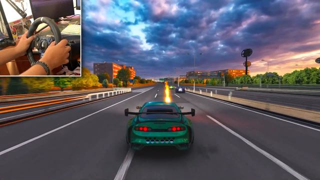 1000HP Supra DRIFT Tune | Assetto Corsa | Steering Wheel Gameplay смотреть онлайн
