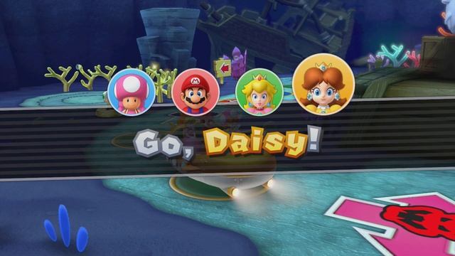 Mario Party 10 Bowser Party #476 Toadette, Mario, Peach, Daisy Whimsical Waters Master Difficulty смотреть онлайн