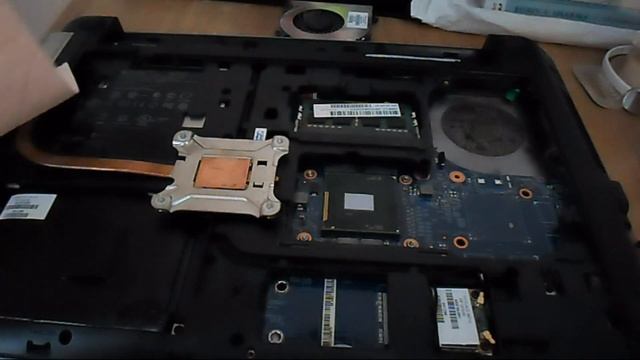 HP PROBOOK 4540s disassembly to change thermal pasta смотреть онлайн