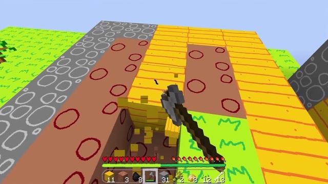ВЫЖИВАНИЕ НА НАРИСОВАННОМ СКИНЕ ТОПОВСКОГО В МАЙНКРАФТ 100% Троллинг Ловушка Minecraft Чанк 1 Блок смотреть онлайн