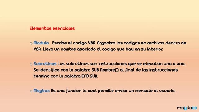 Excel 2016 – Visual Basic para aplicaciones 1 - Video 18 смотреть онлайн