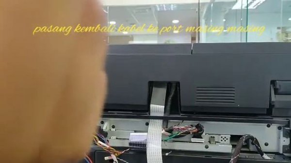 Bongkar SCB (scanner control board) hp color laserjet 880z
