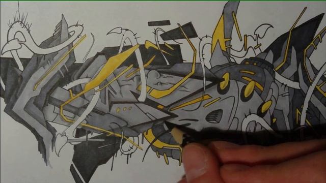 graffiti sketch 3d wildstyle [ KEON RCA ] 2012 HD смотреть онлайн