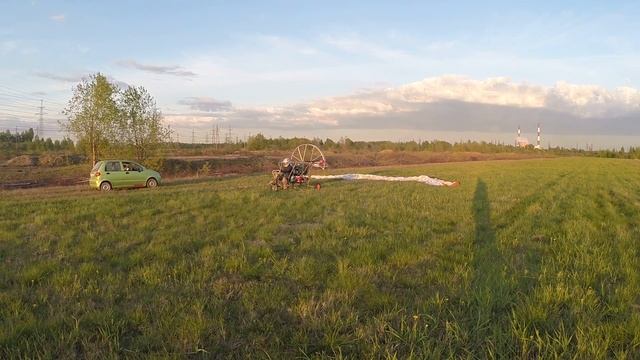 Не взлёт . Широкоподцепный паралёт "Т-4" смотреть онлайн