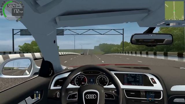 City Car Driving - Audi S4 2010 | Fast Driving смотреть онлайн