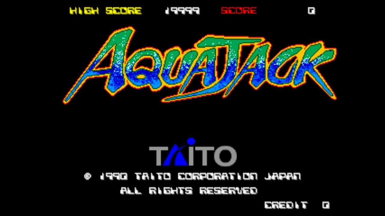 FULL GAME ARCADE Aqua Jack 1989 смотреть онлайн