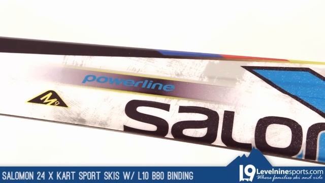 Salomon 24 X Kart Sport Skis w/ L10 B80 Binding смотреть онлайн