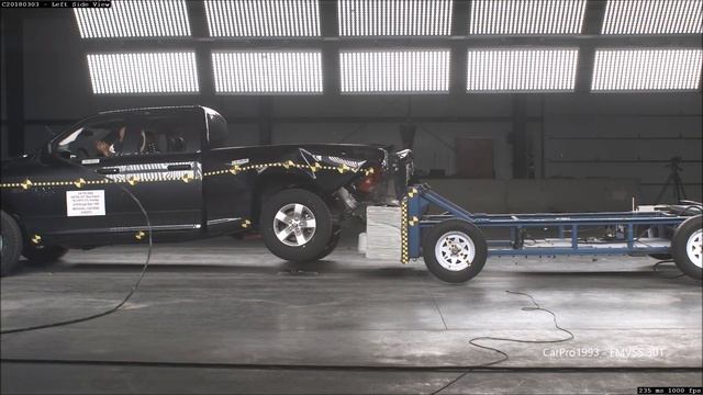 2009-2020 Ram 1500 / Ram 1500 Classic Quad Cab FMVSS 301 Rear Crash Test (50 Mph) смотреть онлайн