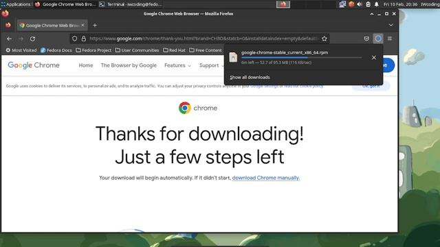 How to Install Chrome Browser on Fedora Workstation Chrome Browser on Fedora @iwcoding смотреть онлайн