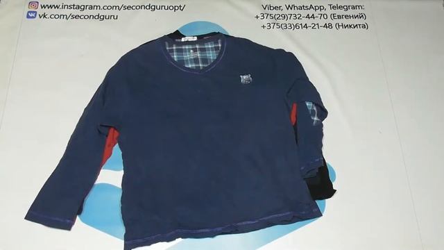 лот8244 Майка Длинный Рукав (секонд) смотреть онлайн