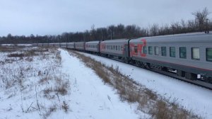 Тепловоз ТЭП70-0396 с пассажирским поездом №309 Воркута-Адлер [ФПК]
