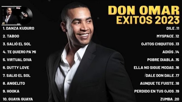Don Omar Mix Exitos 2023 - Grandes Exitos De Don Omar - Canciones de Don Omar