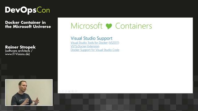 Docker Container in the Microsoft Universe смотреть онлайн
