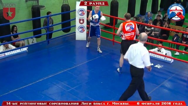 14-ые рейтинговые бои Лига бокса г. Москвы – 06.02.16 г. до 69 кг. смотреть онлайн