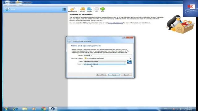 How to Install windows 7 in VirtualBox in Hindi | Virtualbox मे विंडोज 7 को कैसे install करे । смотреть онлайн