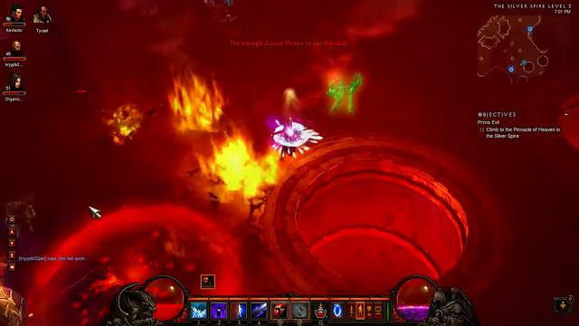 Diablo 3 Wizard Nightmare MP log p54 - Izual stuggling смотреть онлайн